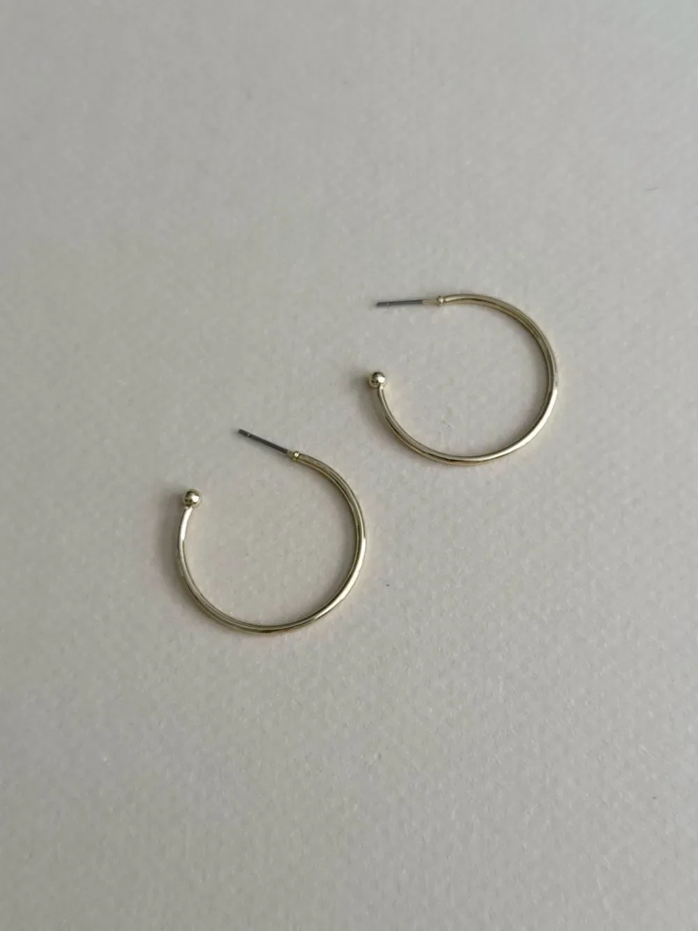 Gold Hoop Earrings M1875